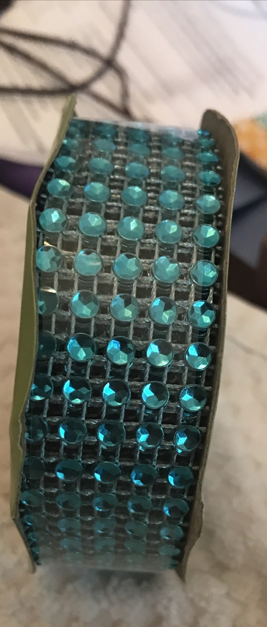 Diamond Wrap 1 In X 6 Ft. 6 Feet Blue