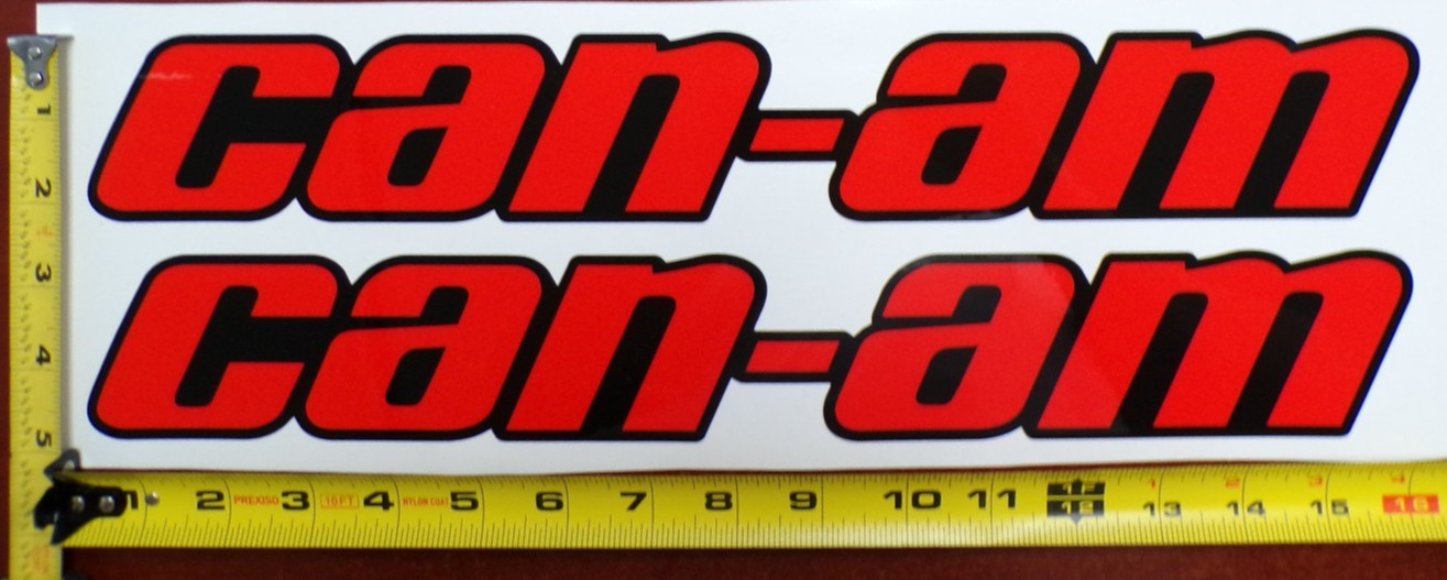 CAN-AM MAVERICK X3 R GRAPHIC DECAL STICKER USA MADE RED SOLID THICK