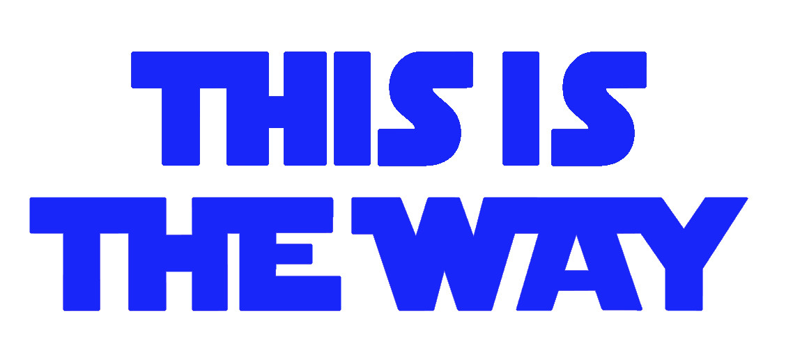 THIS IS THE WAY, STAR WARS, MANDALORIAN, Decal Stickers for Car, Laptop, Tablet