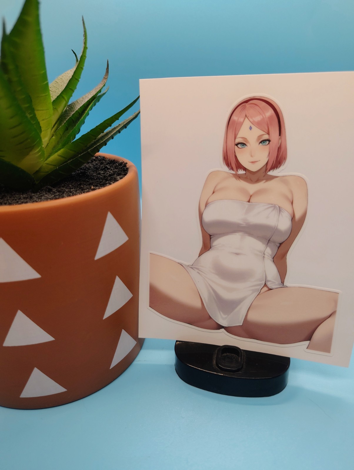 (4.5 Inches) Naruto – Sakura Haruno (Thicc #2) – Water-Resistant Vinyl Sticker