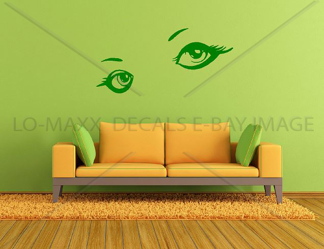 Woman Eyes Beautiful Car Home Decor Fashion Beauty Salon Die Cut Vinyl Decal