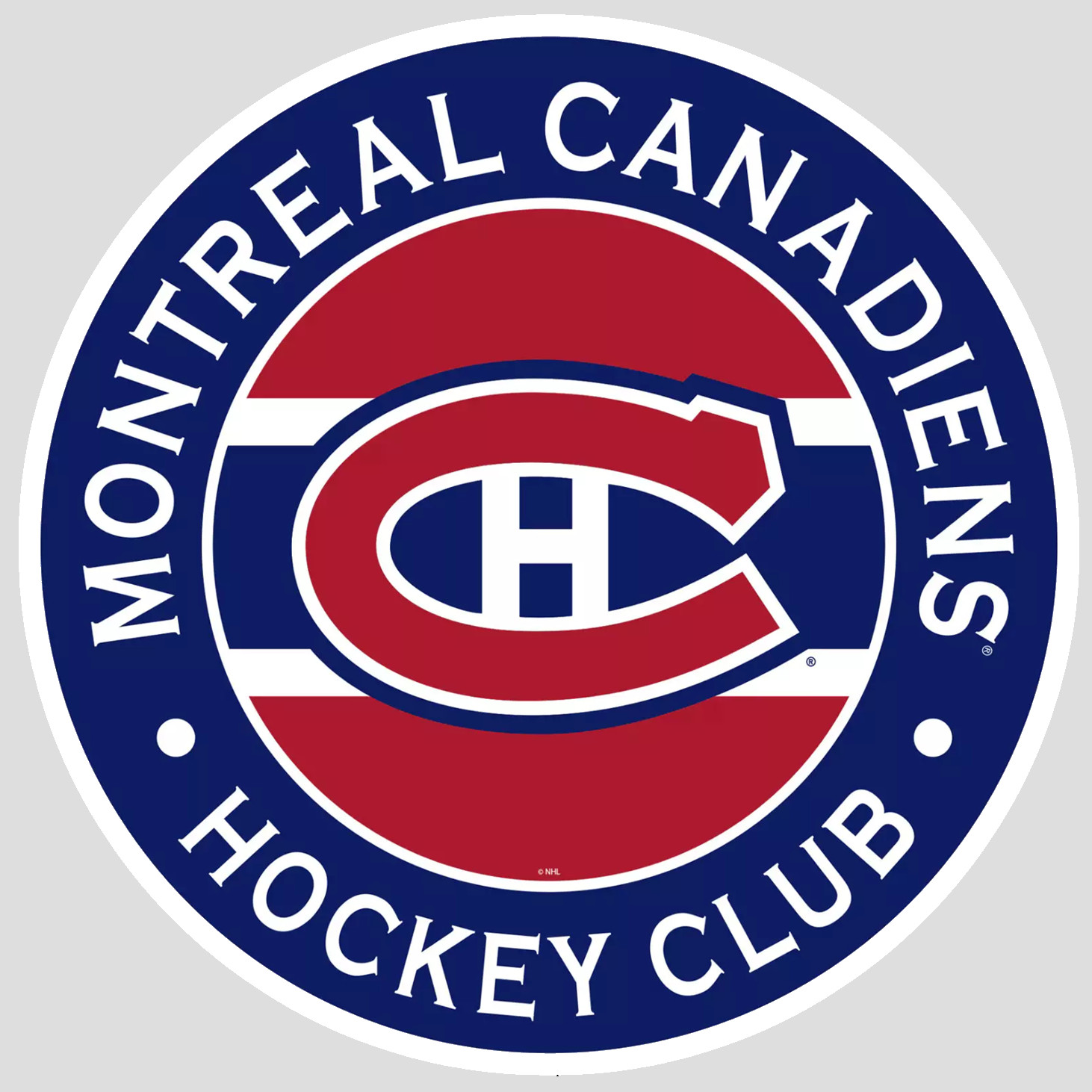 Montreal Red Blue Hockey Weather Resistant Vinyl Sticker/Decal 08