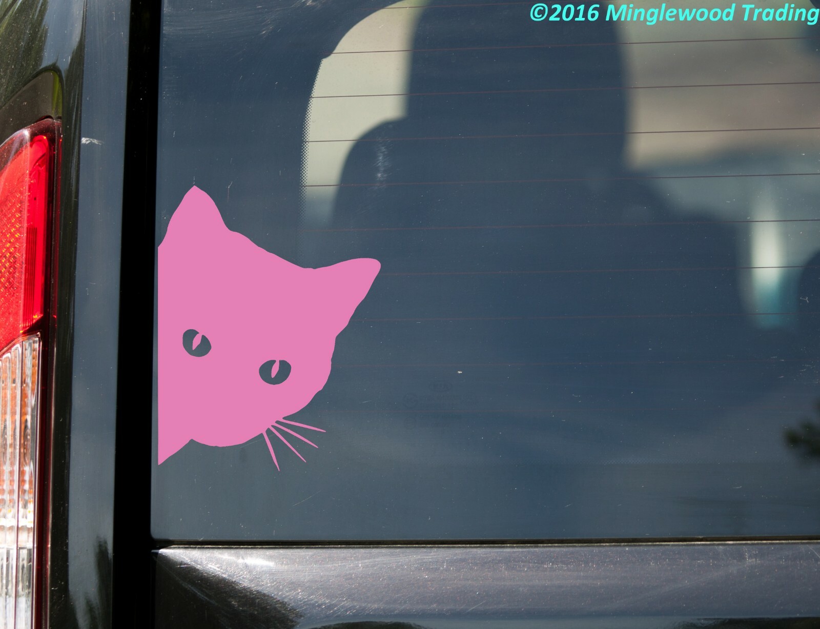 CAT PEEKING Vinyl Sticker – Feline Pet Kitten – Die Cut Decal