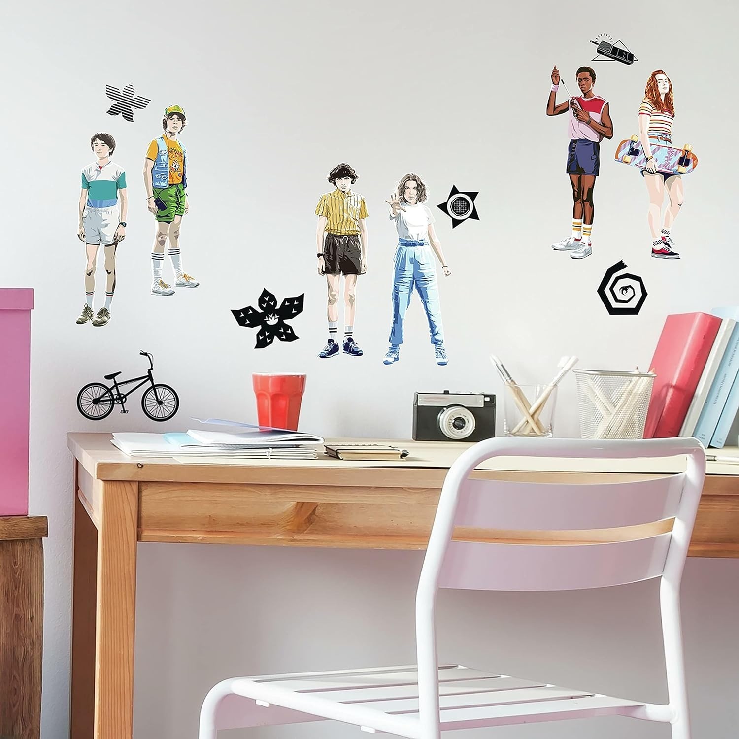Fun & Safe Stranger Things Wall Decals – Peel and Stick Characters for Children