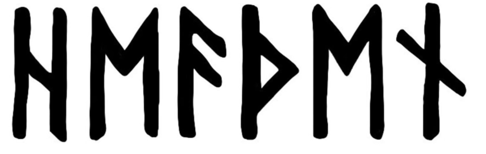 Heathen in Norse Runes Vinyl Decal – Nordic Viking Futhark – Die Cut Sticker-