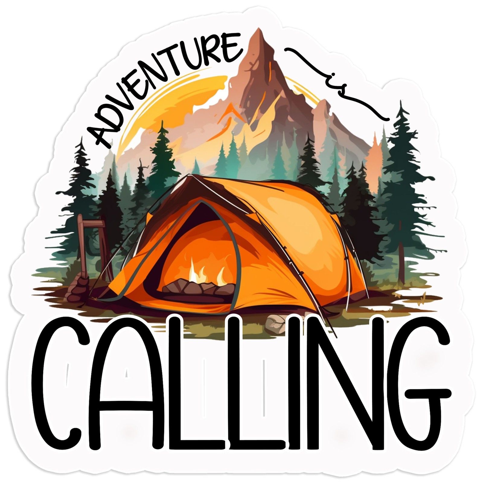 Adventure is Calling – Vinyl Decal Sticker – Car Window Laptop – #955