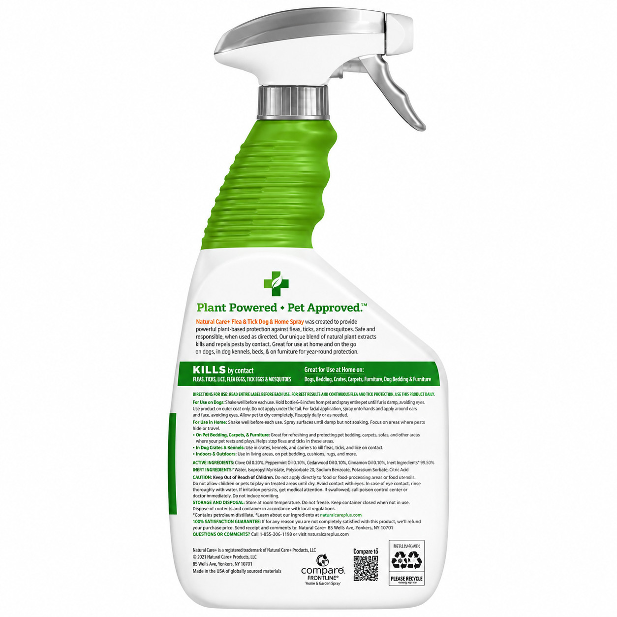 Natural Care Plus Flea & Tick Home Spray 32oz Plant Based