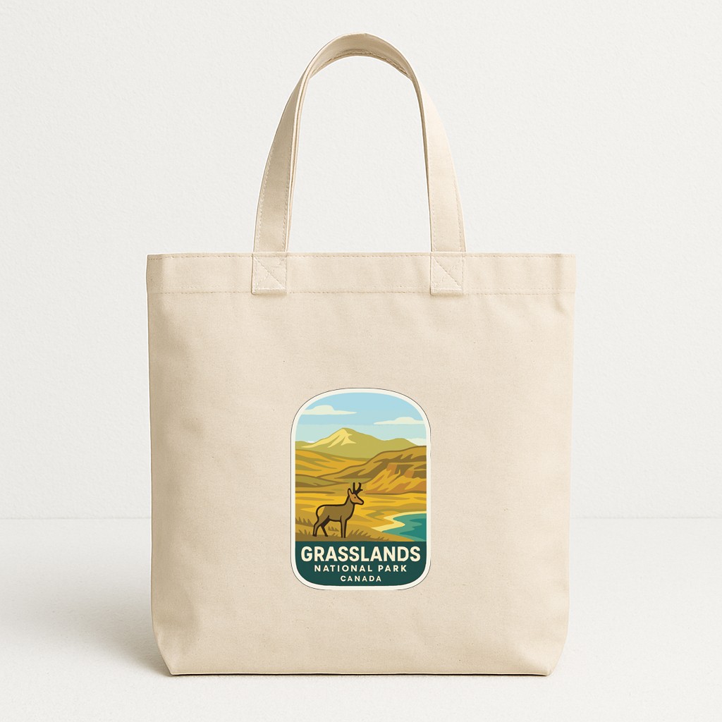 Grasslands Canada Iron On Heat Transfer Vinyl HTV Die-Cut World National Parks