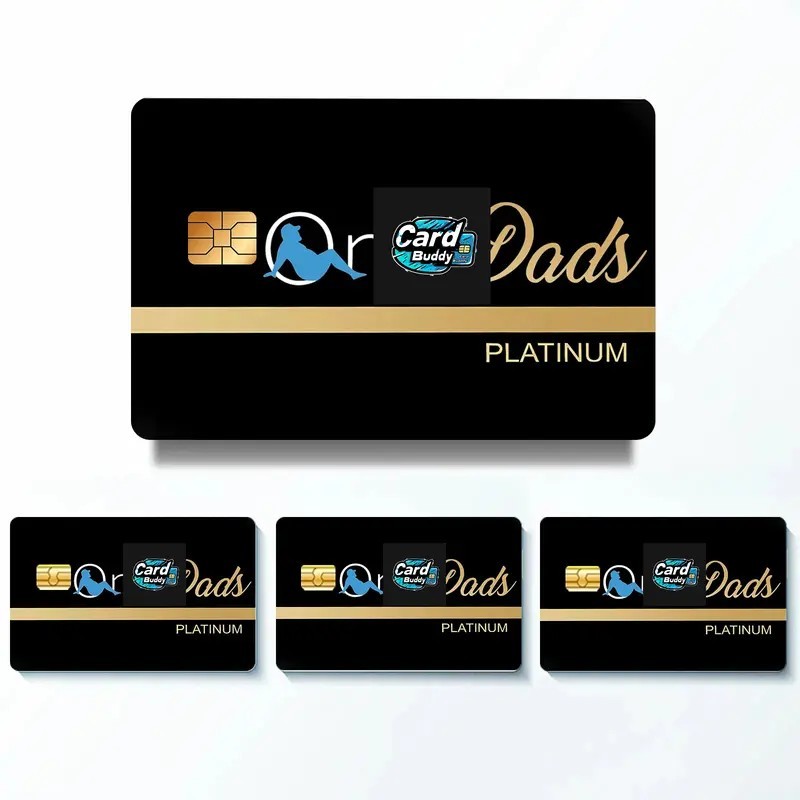 OnlyDads Interesting Premium Card Skins Cover Protective Credit Card Stickers