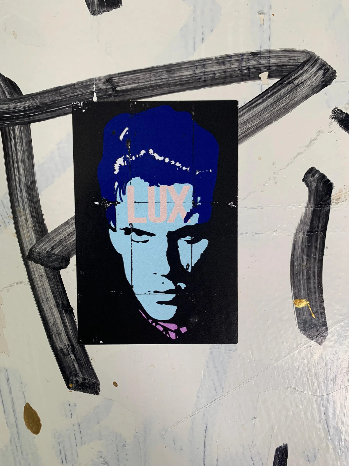 Lux Interior Sticker : The Cramps, Punk Rockabilly Pop Art 2.5in x 3.75in