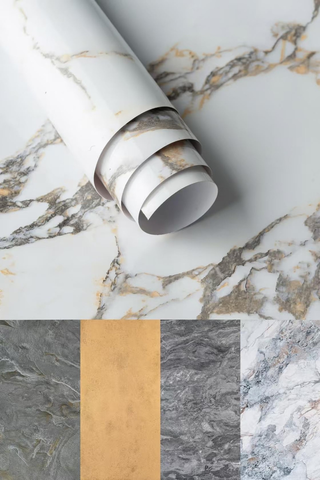 White Gold granite Countertop Marble Contact Paper peel and stick waterproof …