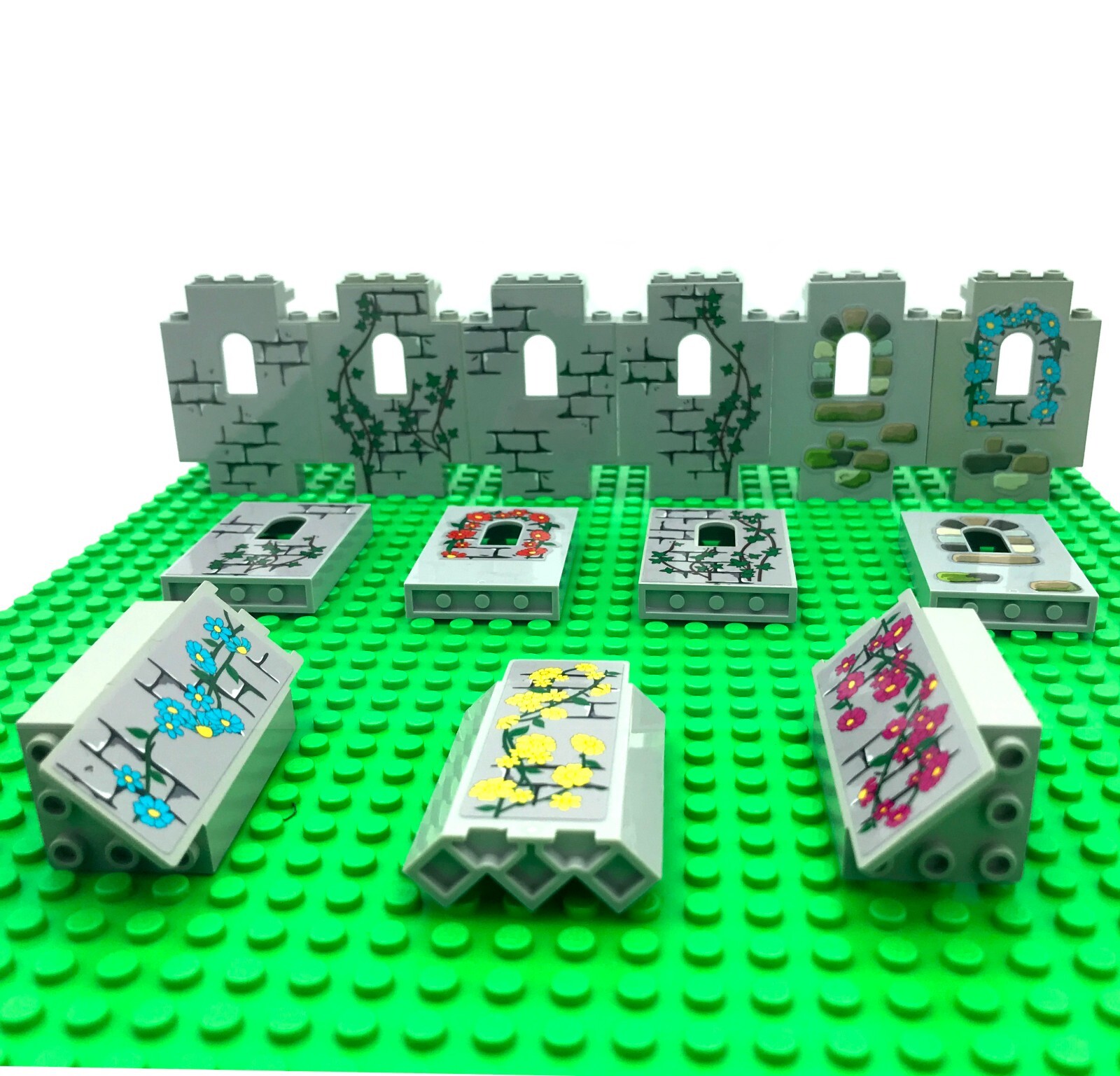 Custom Castle Stickers for Parts 4444, 2345, 6080 + More (Lego Compatible)