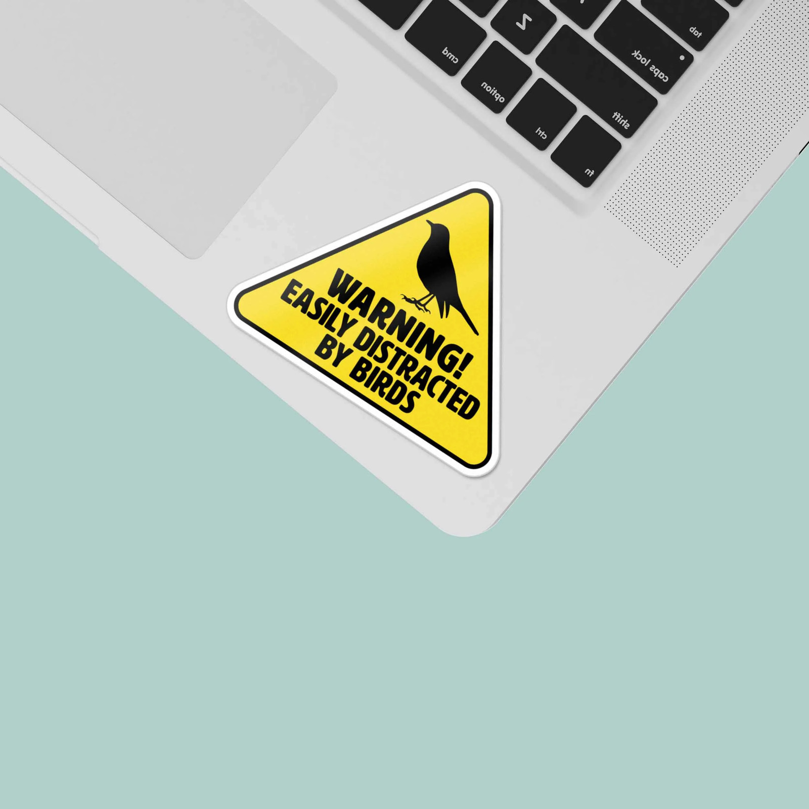 Easily Distracted by Birds Sticker – Funny Birdwatching Decal