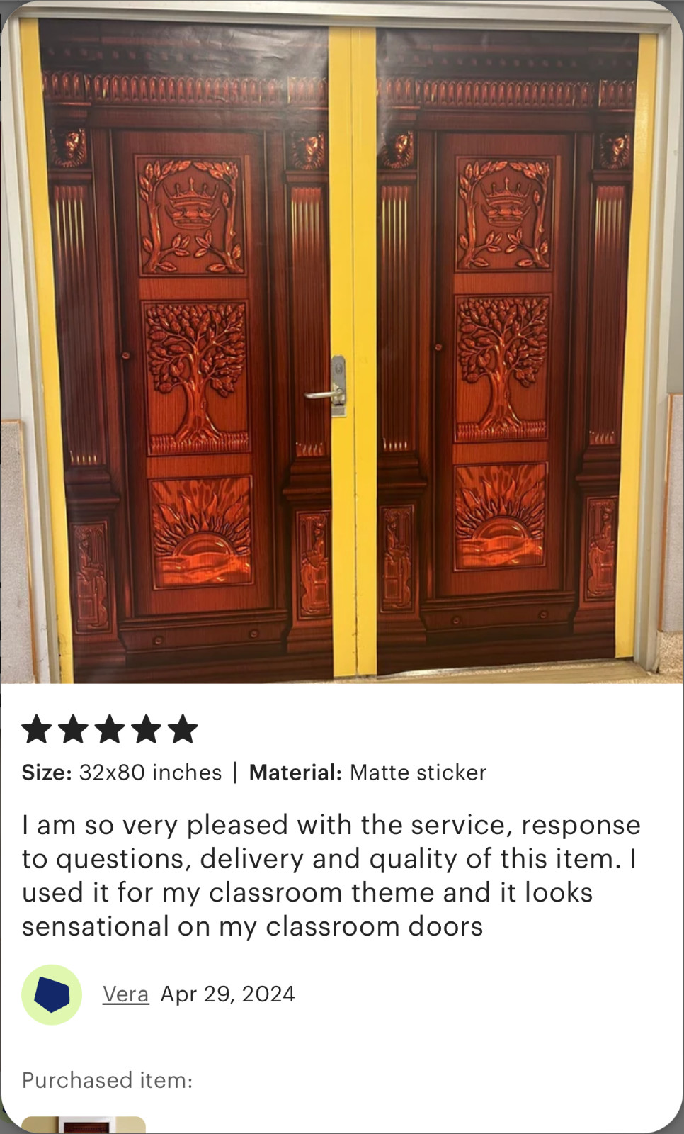 Narnia Mural, Magic Wardrobe Door Wrap, Fantasy Cover, 1-piece Laminated Sticker