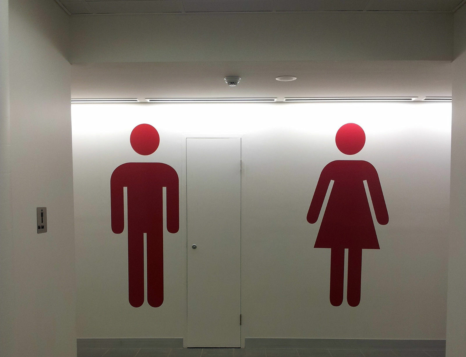 Toilet Sign Sticker Decal Bathroom Restroom Men Women Disable Directions