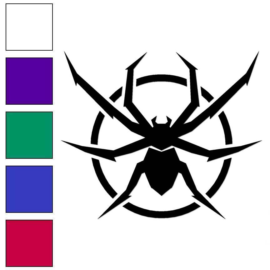 Spider Web, Vinyl Decal Sticker, Multiple Colors & Sizes #6844