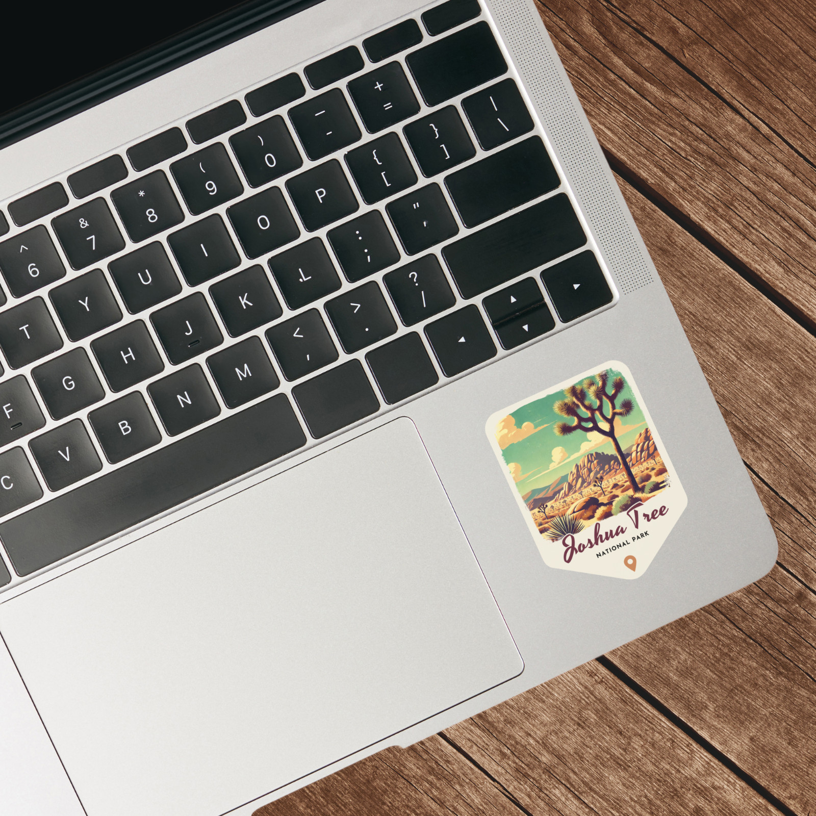 Joshua Tree National Park California Sticker Retro Style Waterproof Vinyl Decal