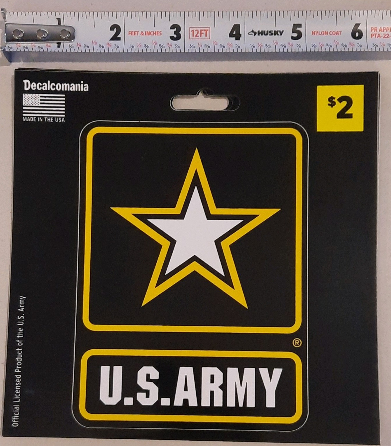 100 Count Decalcomania Vinyl USA Patriotic Decal Stickers PrePriced for ReSale
