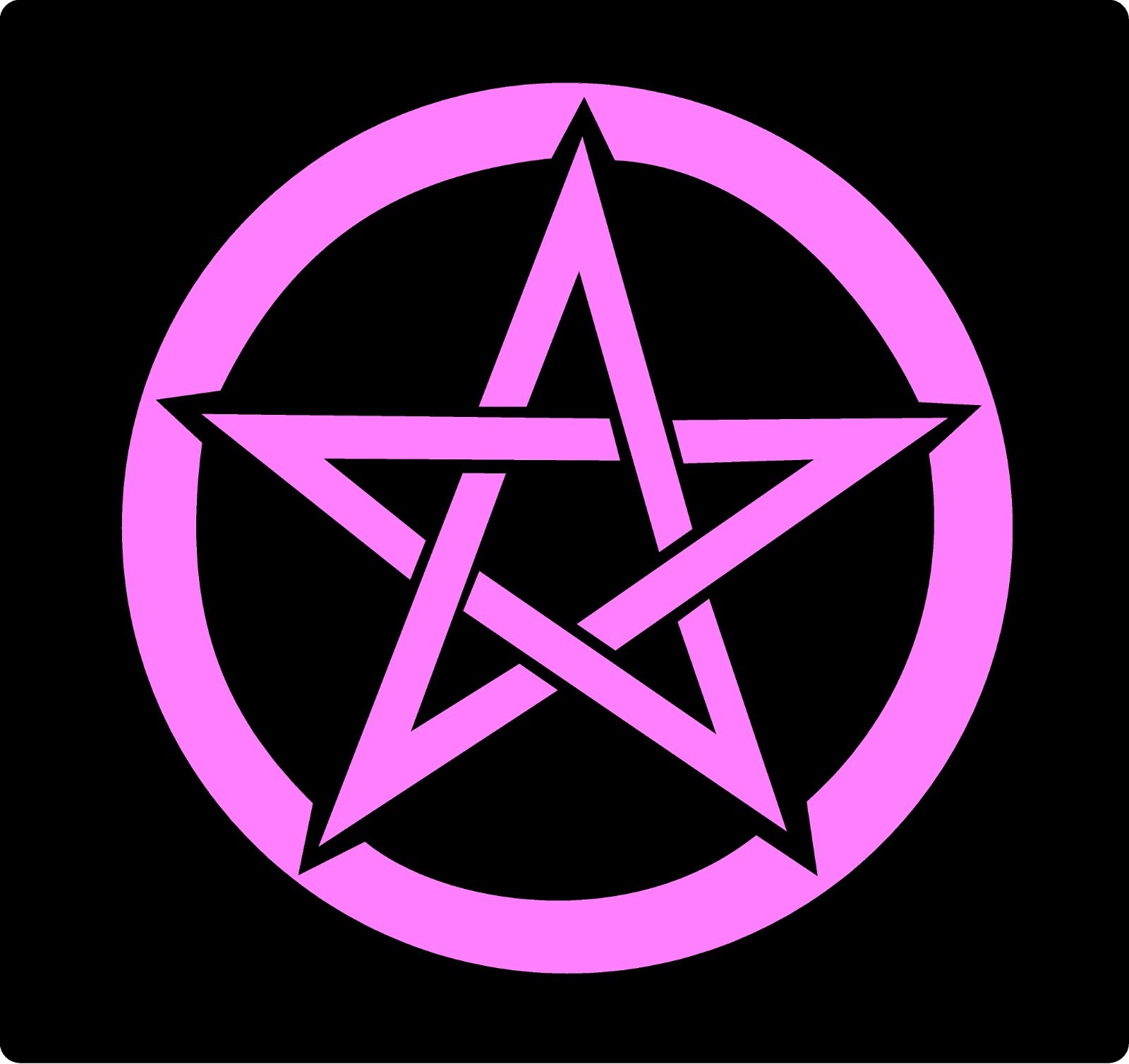 Pentacle Pentagram Decal Vinyl Wiccan Pagan Symbol Sticker