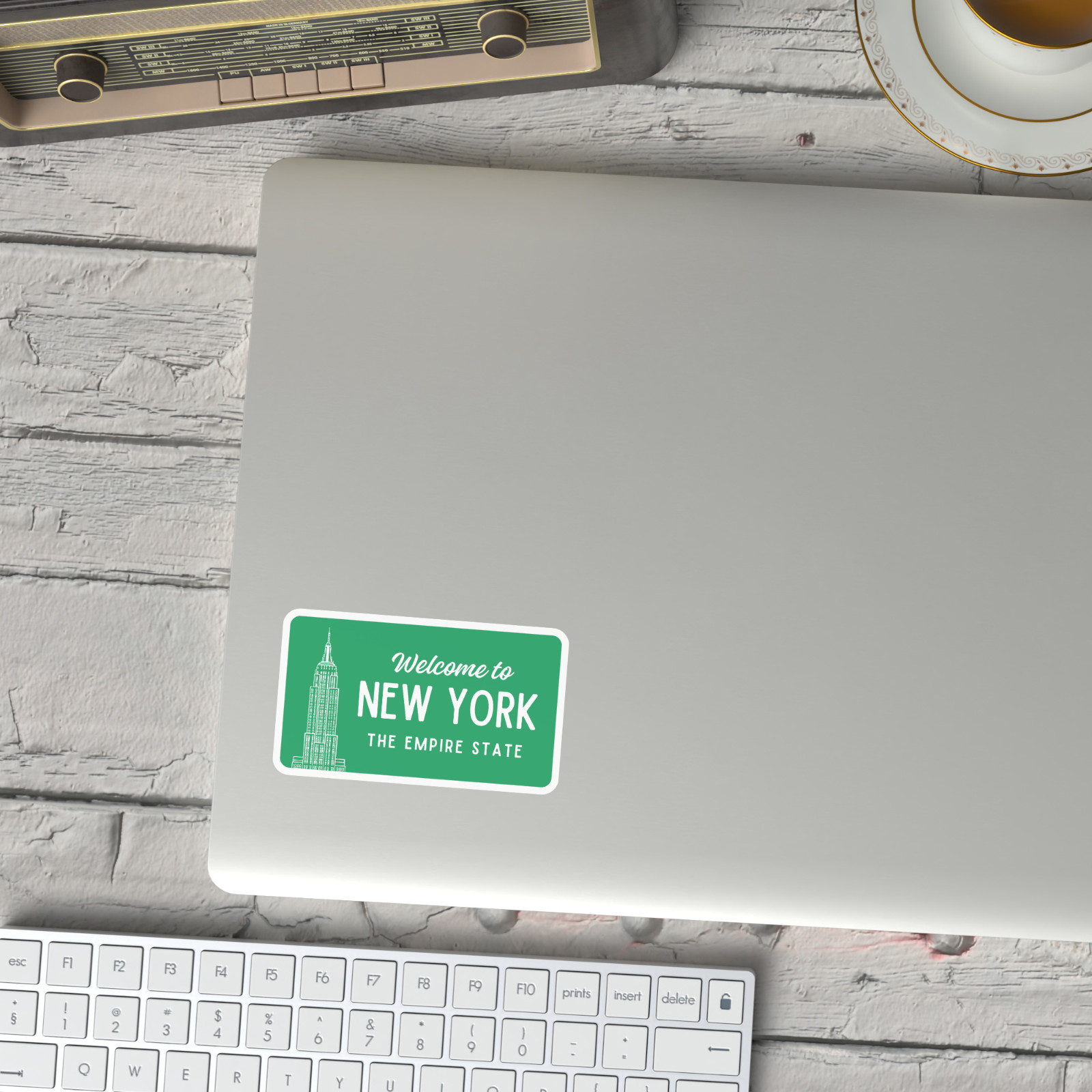 Welcome to New York Sticker The Empire State Vinyl Waterproof Decal