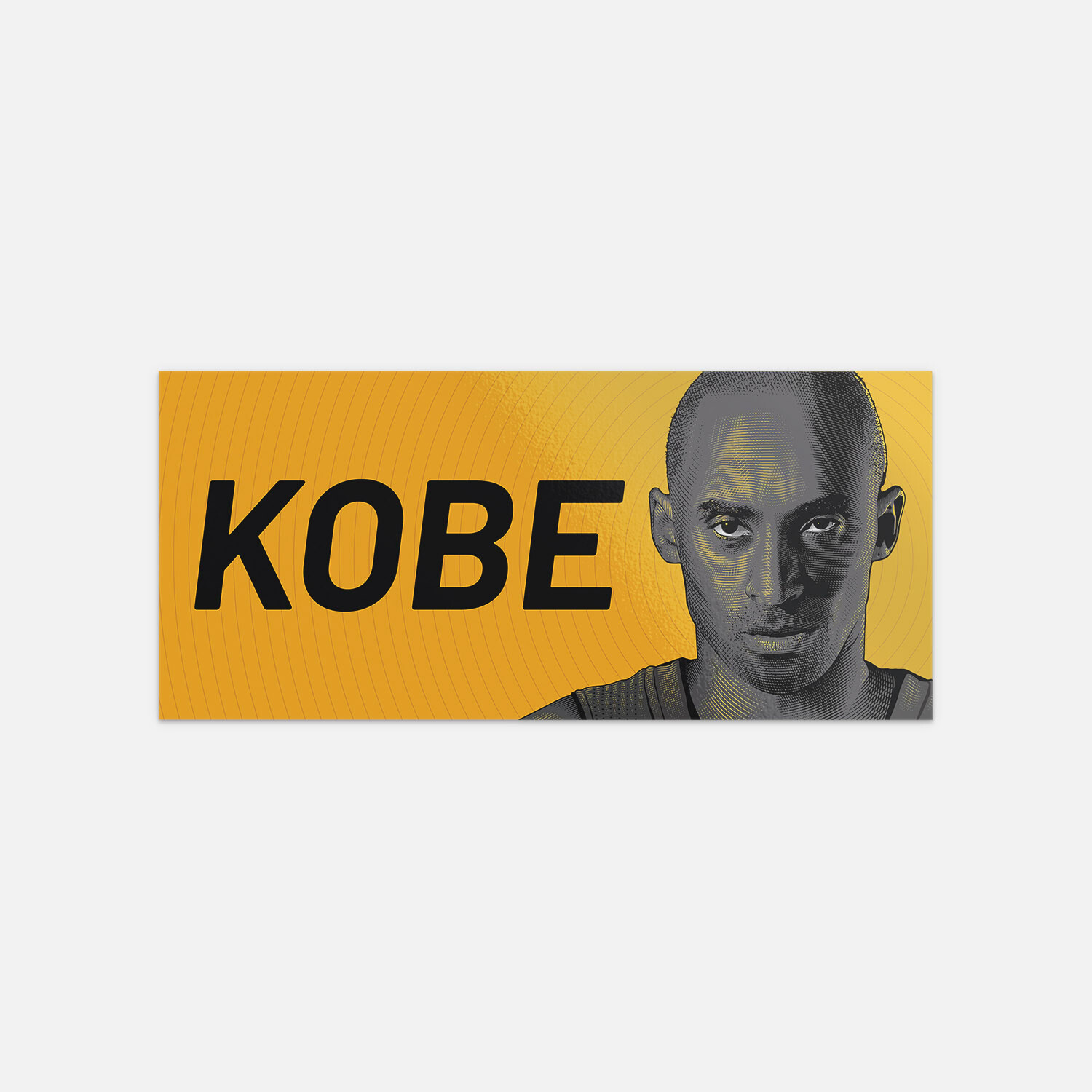 Koby Bryant Illustration Lakers Basketball – Los Angeles Vinyl Sticker Decal