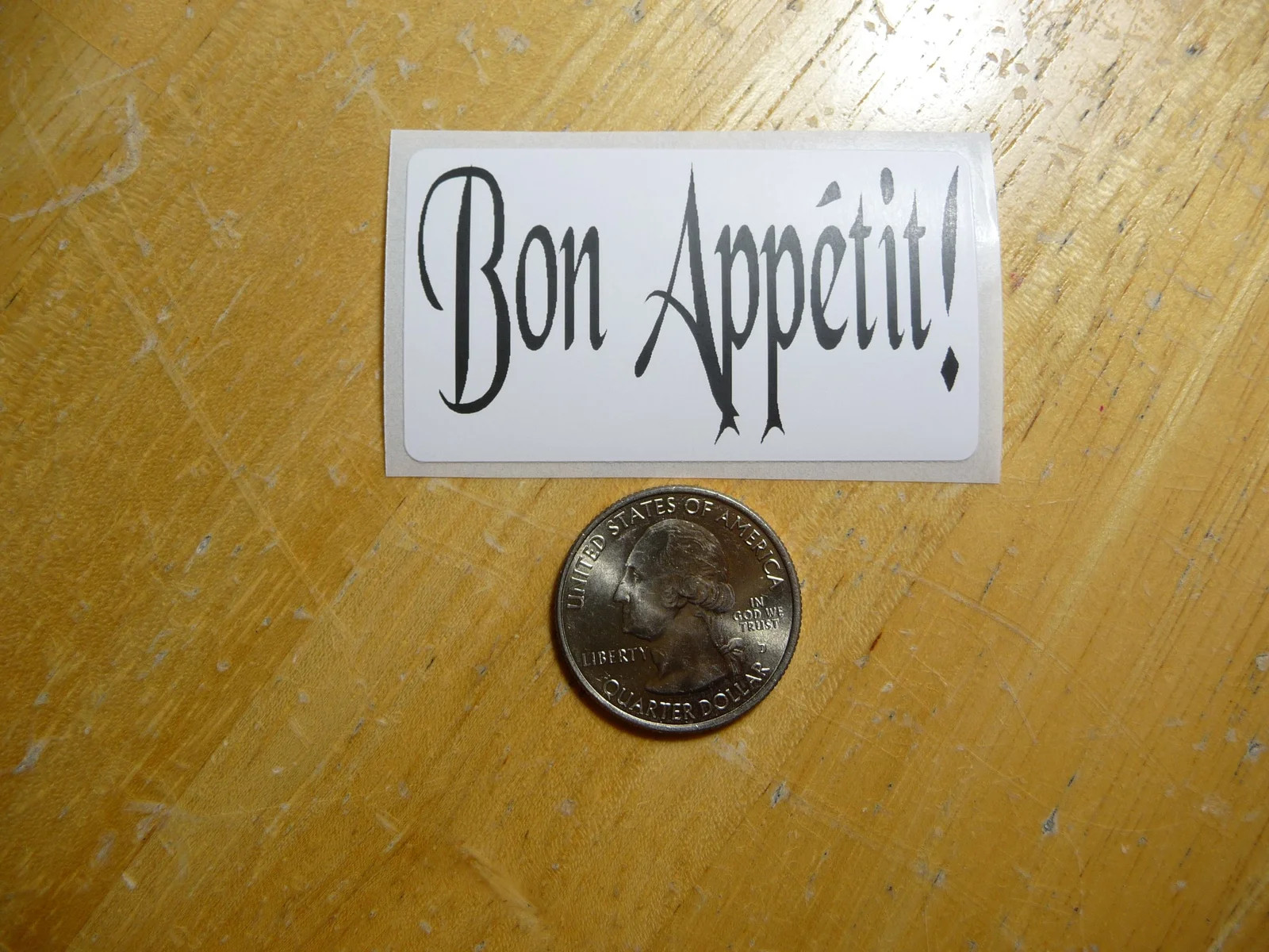 BON APPETIT STICKER DECAL 1 – 50 BULK PACK FUNNY CHEF KITCHEN RESTAURANT