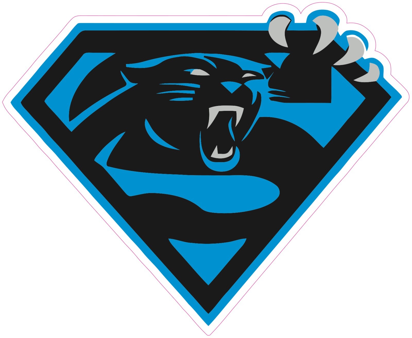 Carolina Panthers Football Vinyl Decal Sticker Car Truck Bumper Tumbler Mug