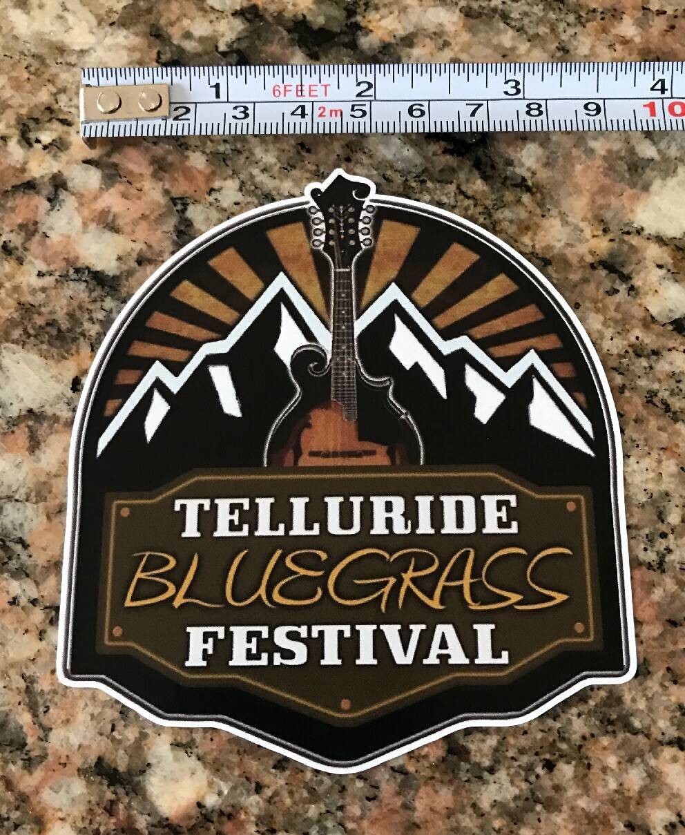 Telluride Bluegrass Festival Sticker – Music Festival Colorado Country Jam Fest