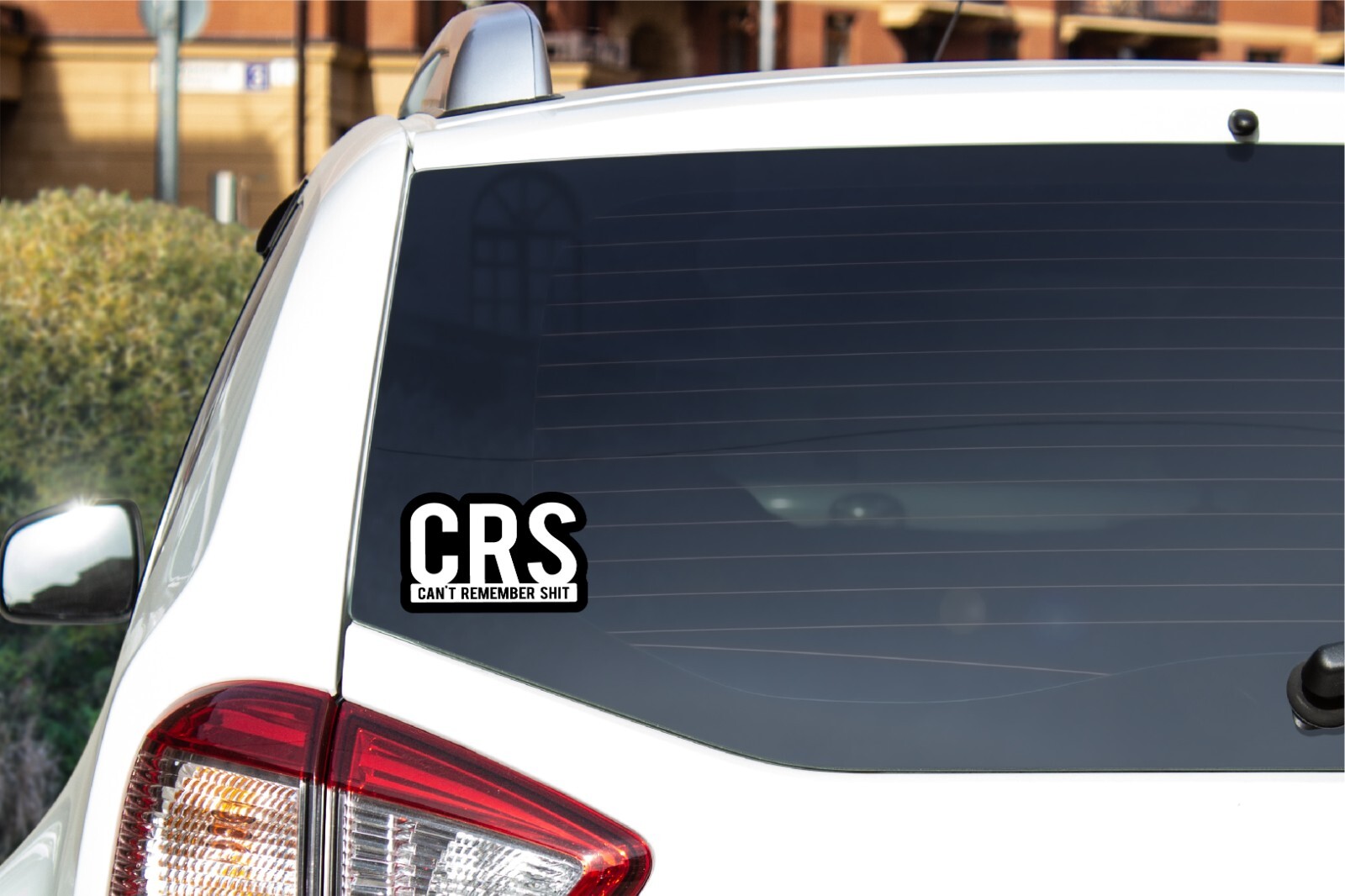 CRS Cant Remember S*** Decal Sticker Memory Old Age Fog Adulting Mom Life Forget