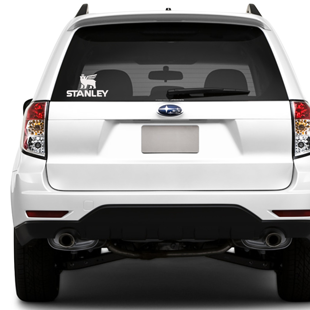 "Stanley Bear Vinyl Decal 2pk – Tumblers, Laptops, Camping, Hiking & Travel!