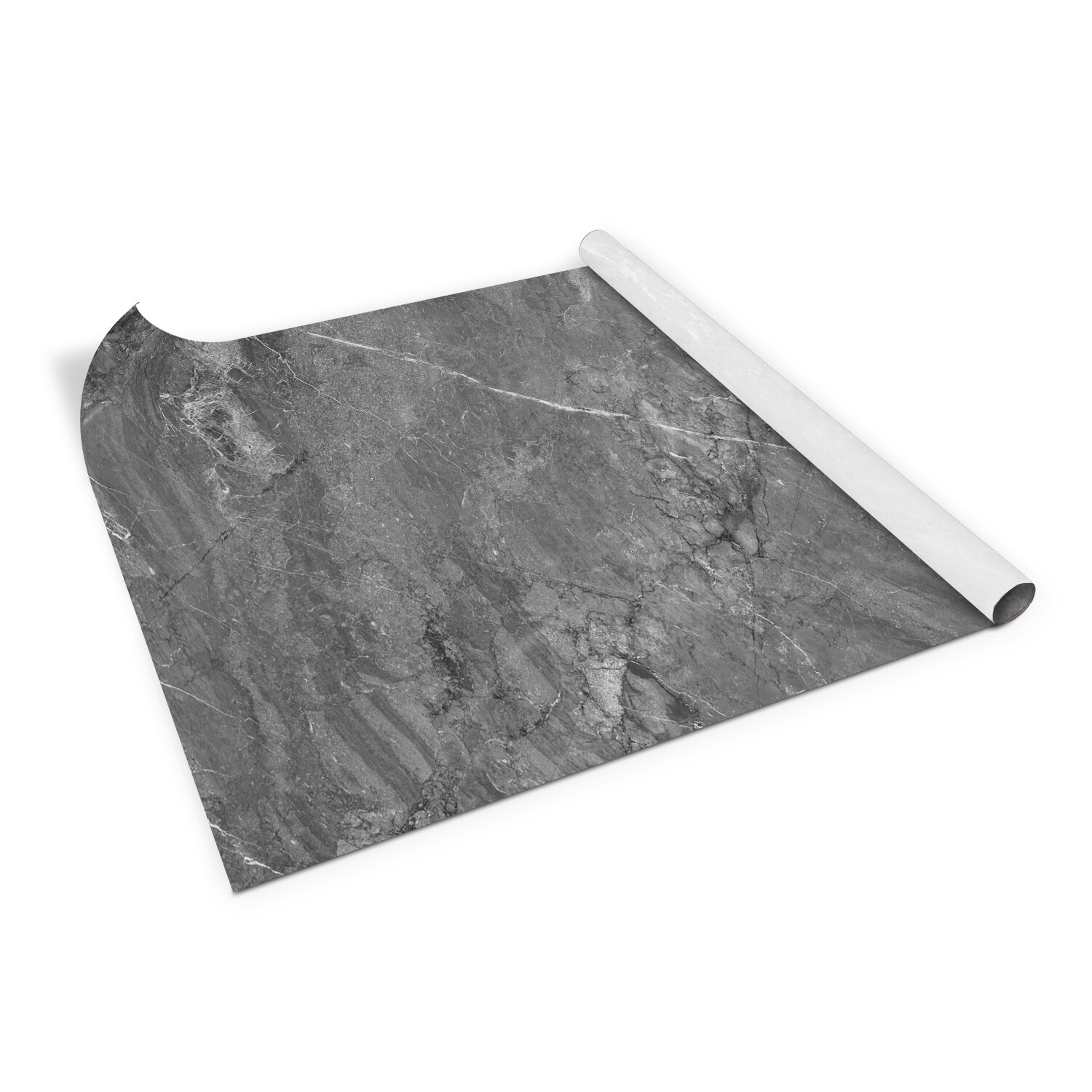 Worktop Covering Furniture Stickers Self Adhesive Vinyl Wrap Grey marble 100×50