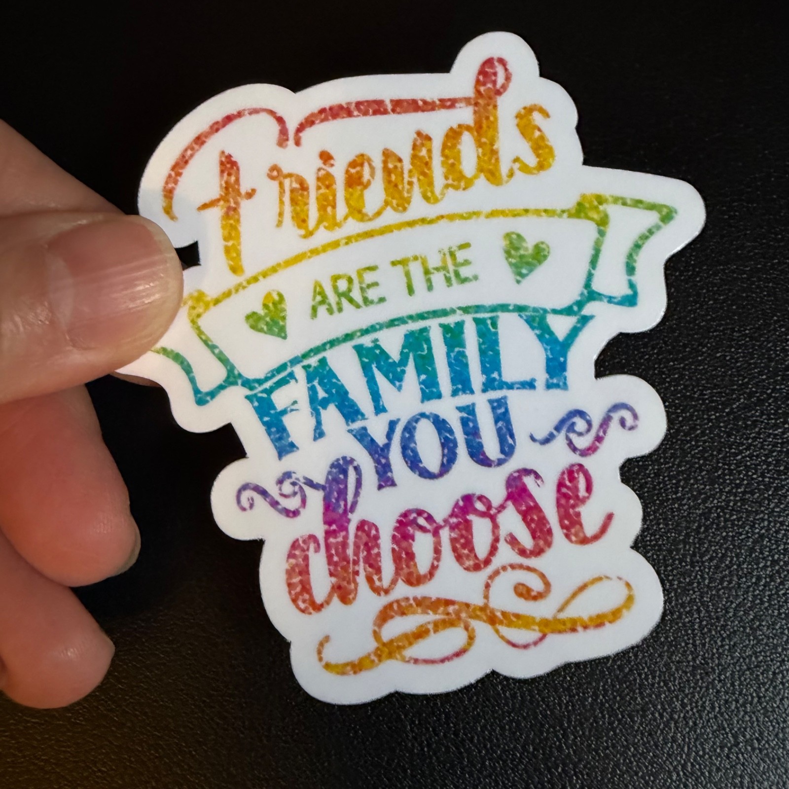 Family Inspiration Sticker – Laptop Water Bottle Rainbow You Pick