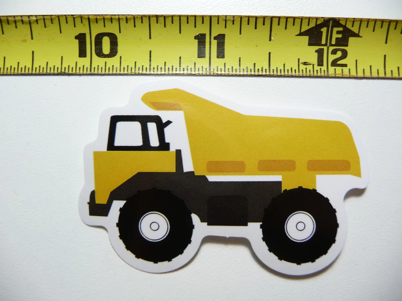 EMPTY DUMP TRUCK SMALL STICKER DECAL CONSTRUCTION DEVELOPMENT MACHINERY DRIVER