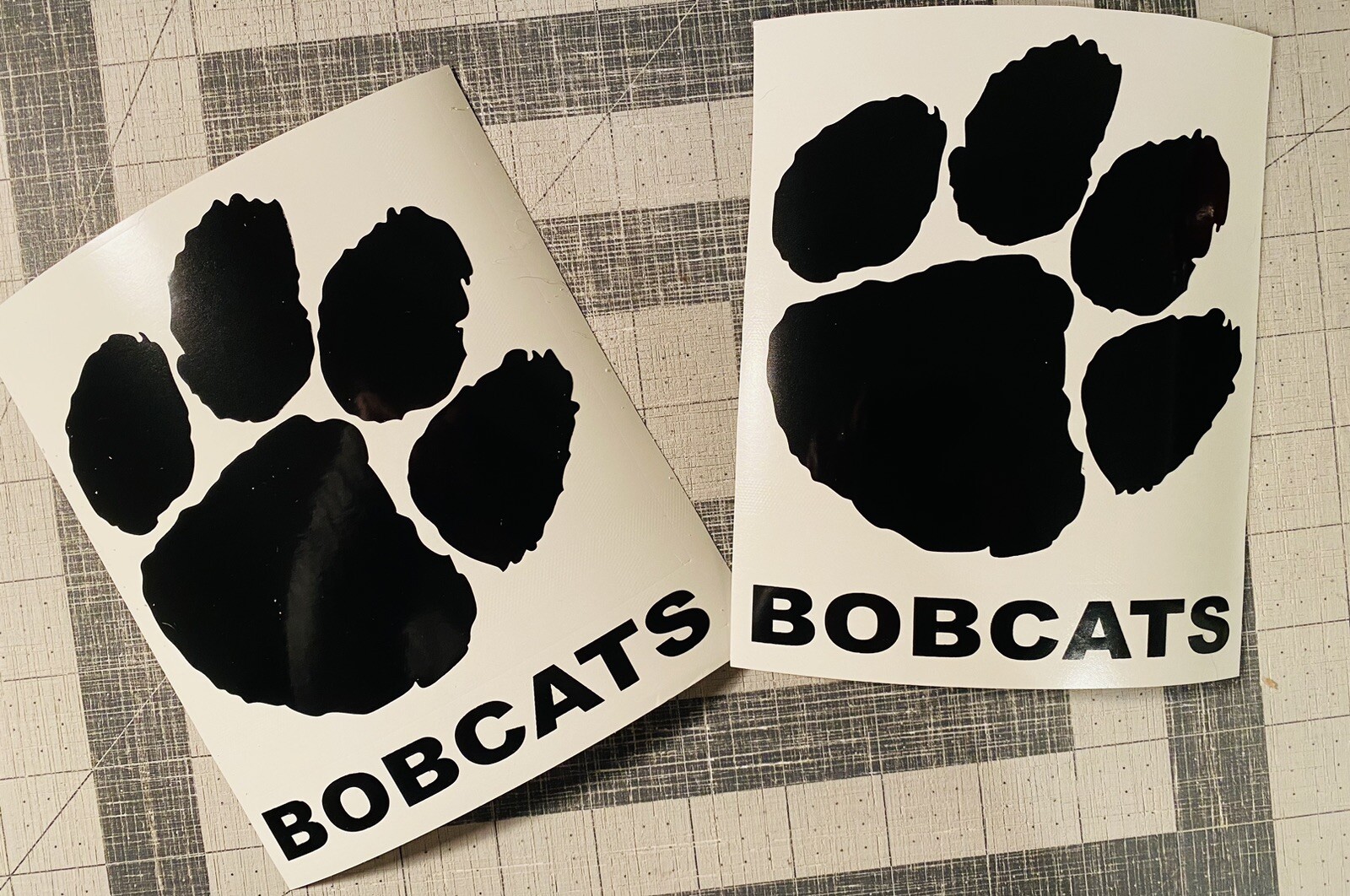 Vinyl Decal for Window – Tiger Paw Print