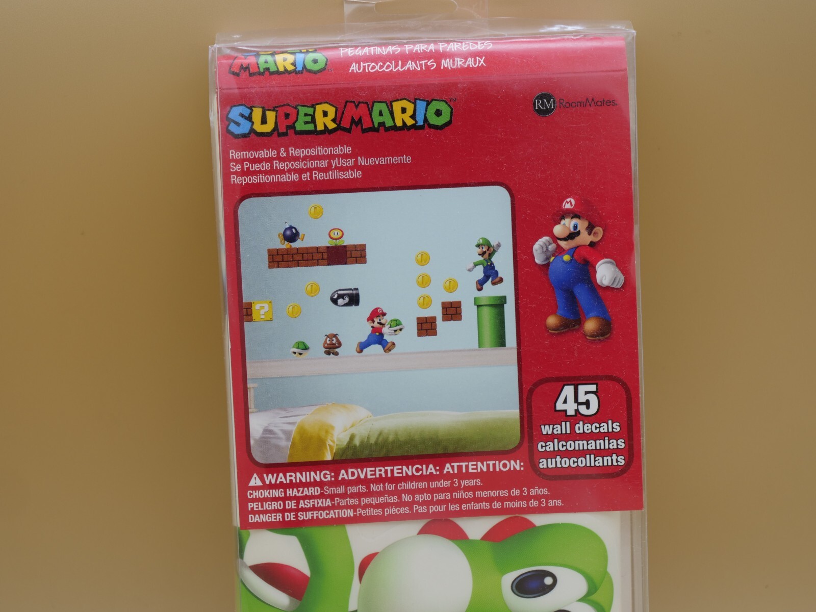Super Mario Bros 45 Wall Decals Nintendo Wallpaper Stickers Mario Game Room