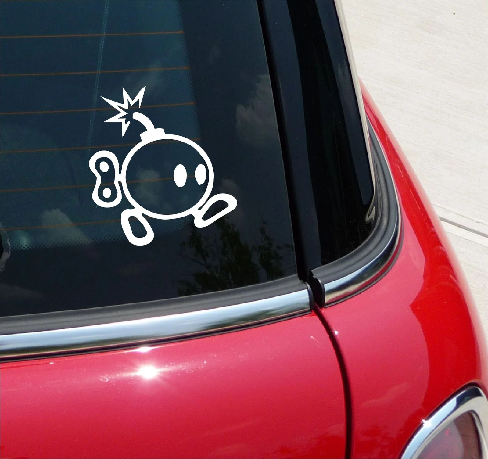 BOB-OMG BOMB VINYL DECAL STICKER SUPER MARIO BROTHERS BROS NINTENDO CAR NES