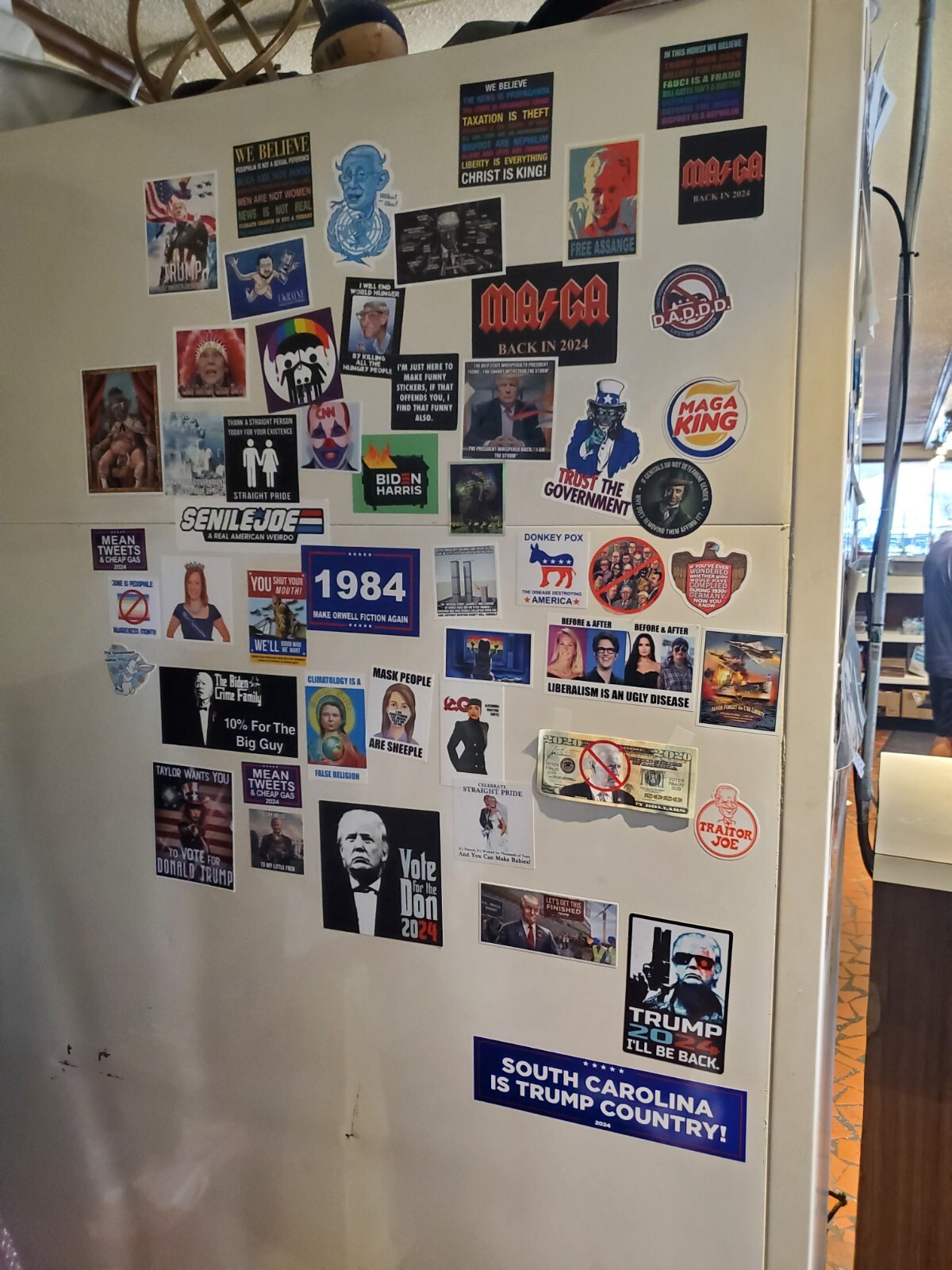FAKE NEWS OPERATION MOCKINGBIRD STICKERS (4) VARIETY PACK 5-YEAR WARRANTY