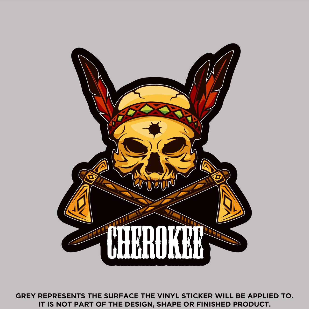Cherokee Indian Skull