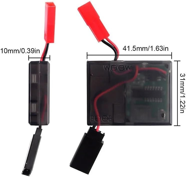 Metal Automatic Winch Wireless Remote Controller System for 110 RC Cra…