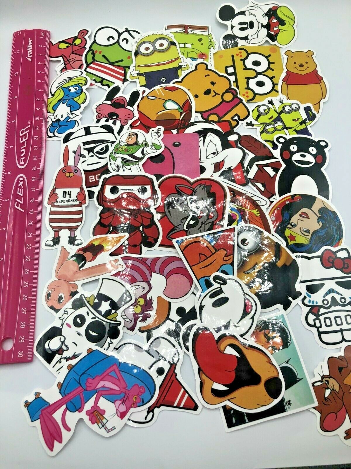 CARTOON ICONS Stickers Pack~70 PC for Skateboard~Laptop~Phone~Scrapbook