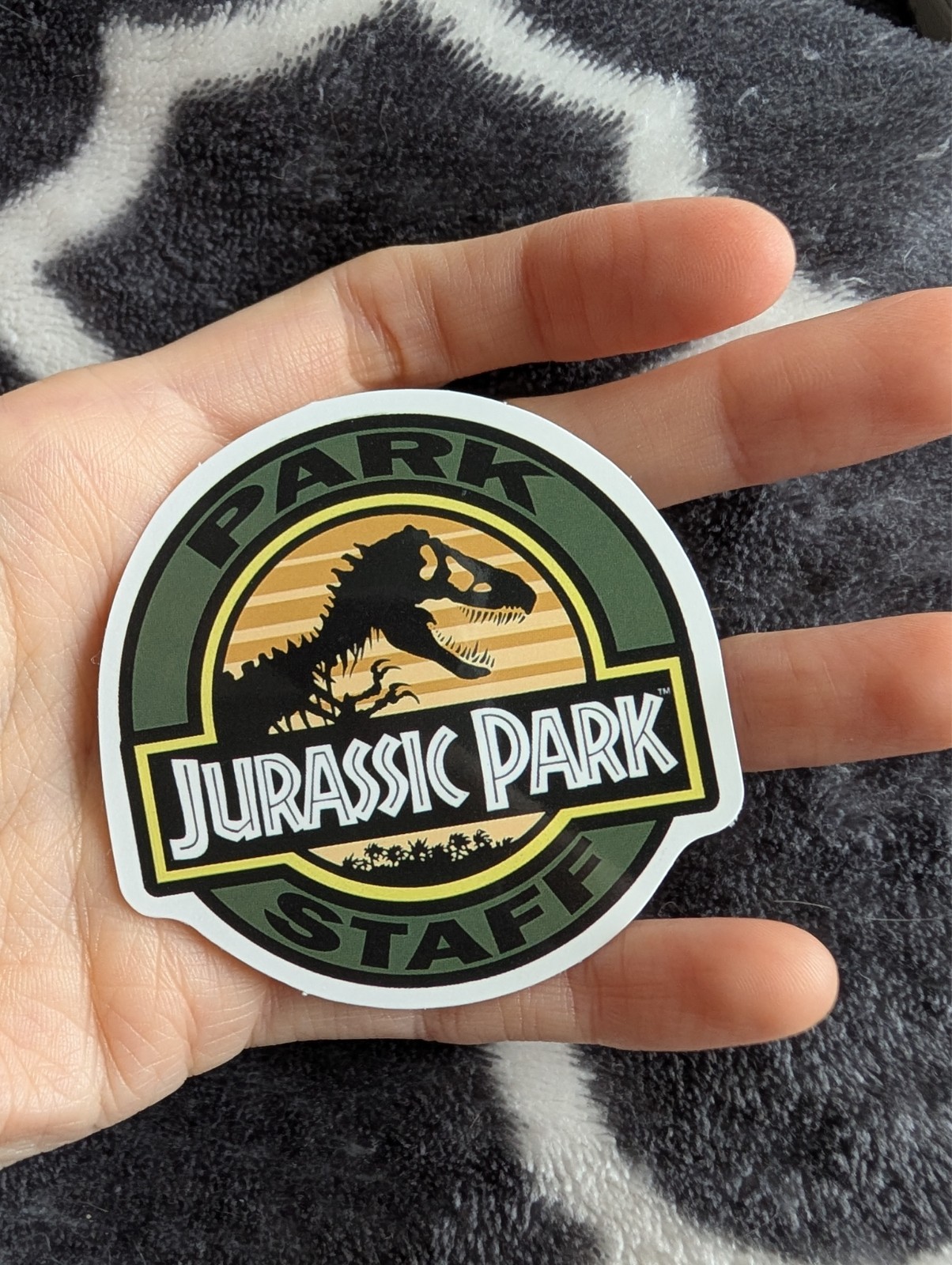 Jurassic Park Dinosaur Sticker Vinyl Decal | T-Rex Movie Film Fan Art