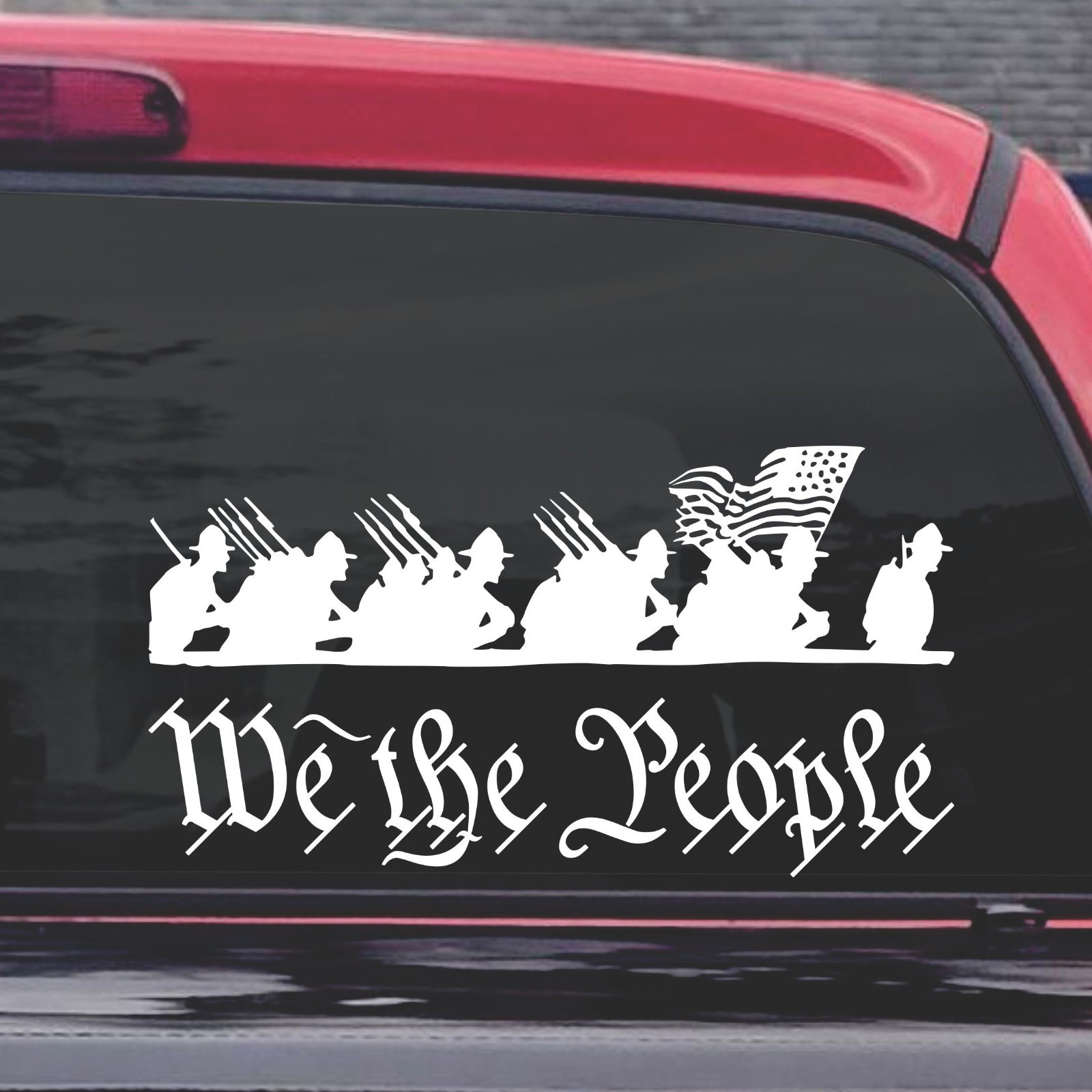 We the People Army Vinyl Decal Sticker America USA Decal Patriotic Sticker Decal