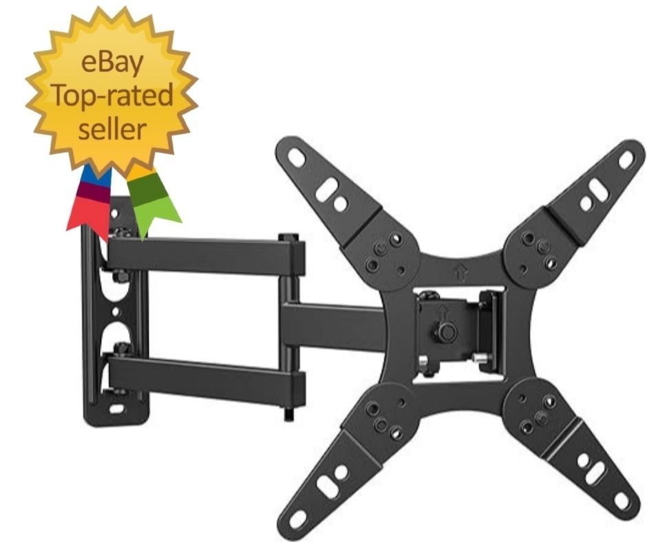 32+ 40 Inch Full Motion TV Wall Mount for 13-43" Tvs & Monitor, 360° Rotating Sm