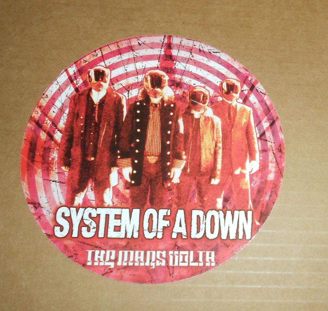System of a Down The Mars Tilta Hella Card Handbill 5”