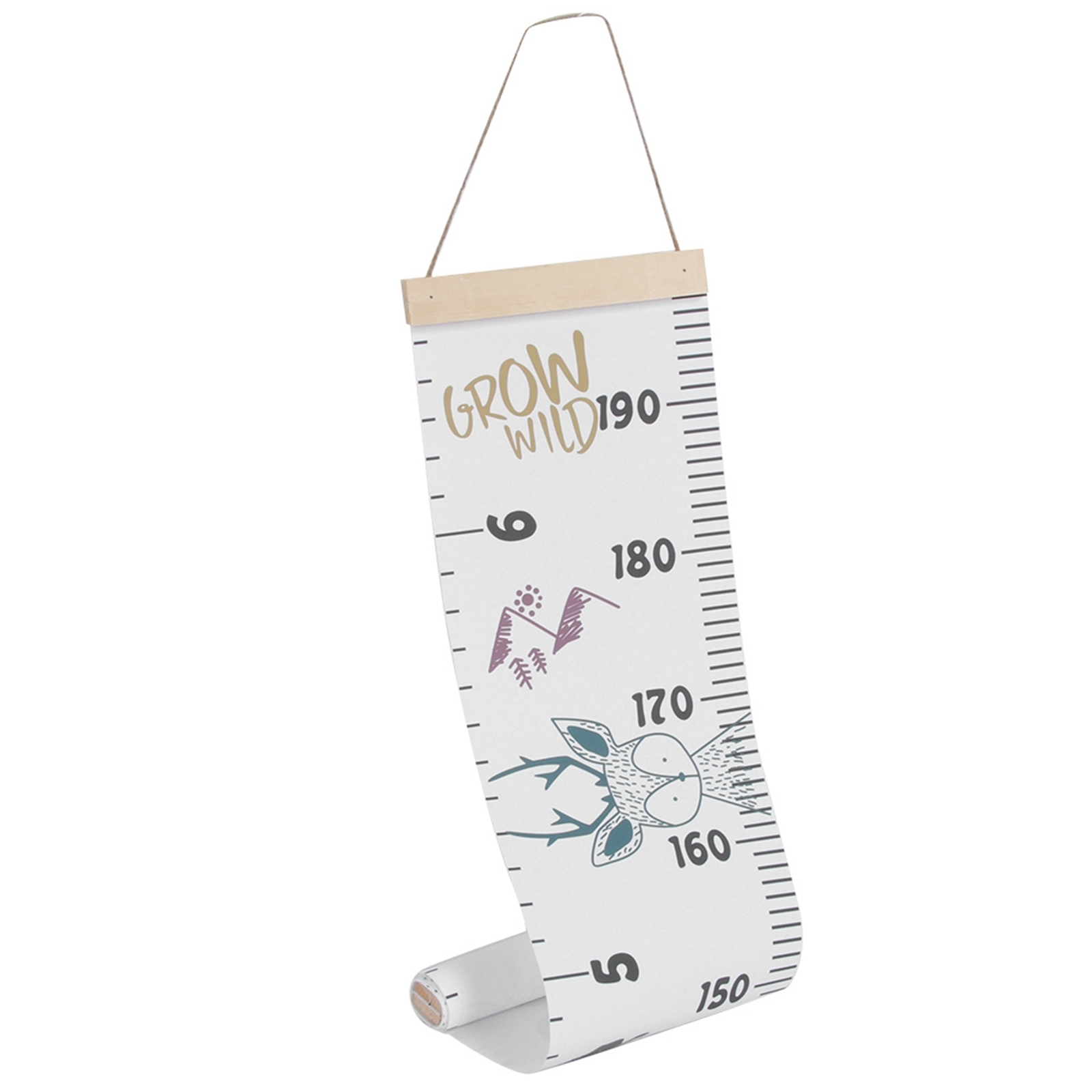 Cute Wall Sticker Height Measure Growth Chart Home Room Decoration Child Toy1♡