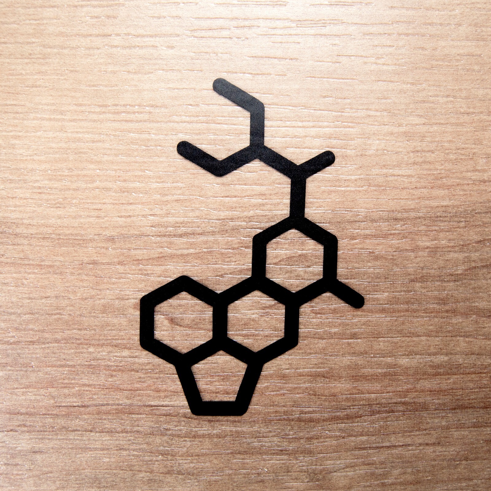 LSD Molecule Vinyl Sticker Psychedelic Trippy Car Decal Hippie Festival Laptop