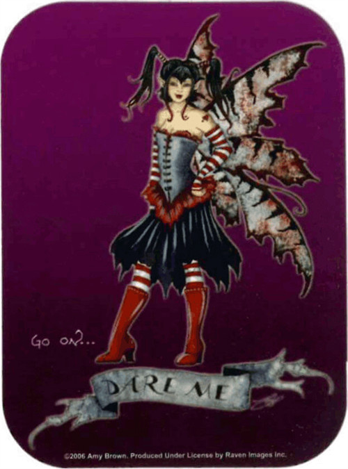 Dare Me – Amy Brown – Mini Sticker – 2" X 2 3/4"