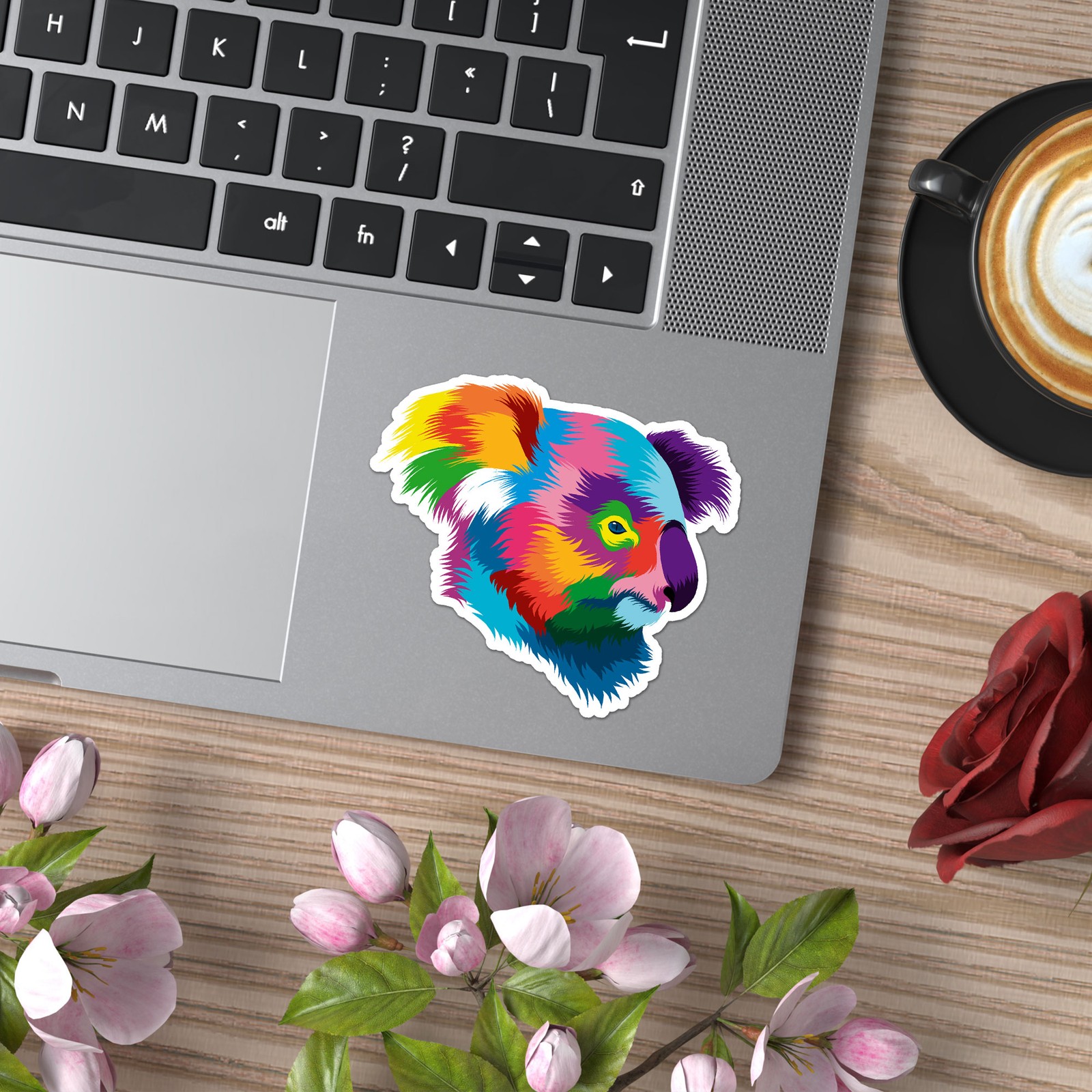 Koala Bear Head – Vinyl Decal Sticker – Car Window Laptop – ebn8634