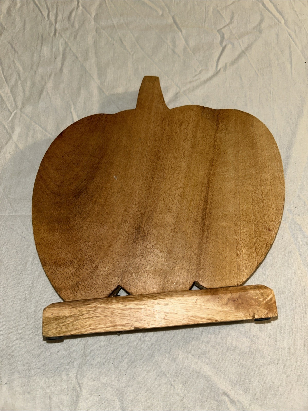 Rustic Mango Wood Pumpkin Tabletop Decor 10×9 Fall Thanksgiving Made in India