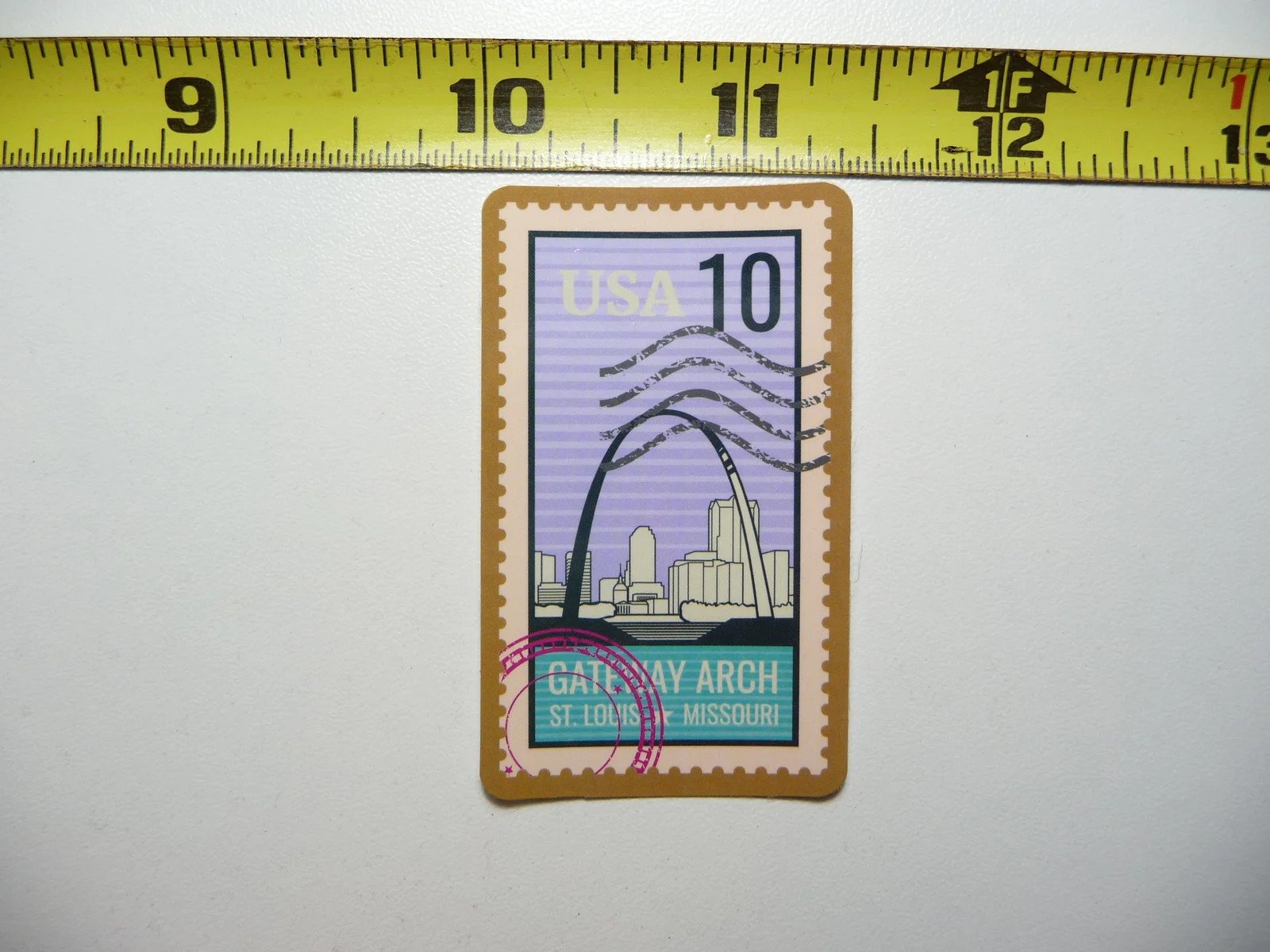 GATEWAY ARCH SAINT ST LOUIS MISSOURI SMALL STICKER DECAL ART ARTWORK